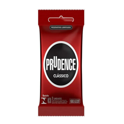 000A4023_1 Preservativos Lubrificados 3 unidades Prudence Clássico
