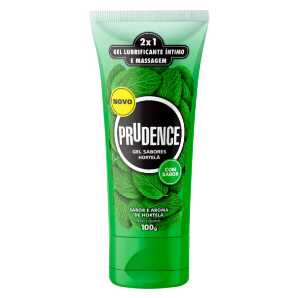 000A5021_1 Gel Lubrificante Íntimo Sabor e Aroma de Hortelã 100g Prudence