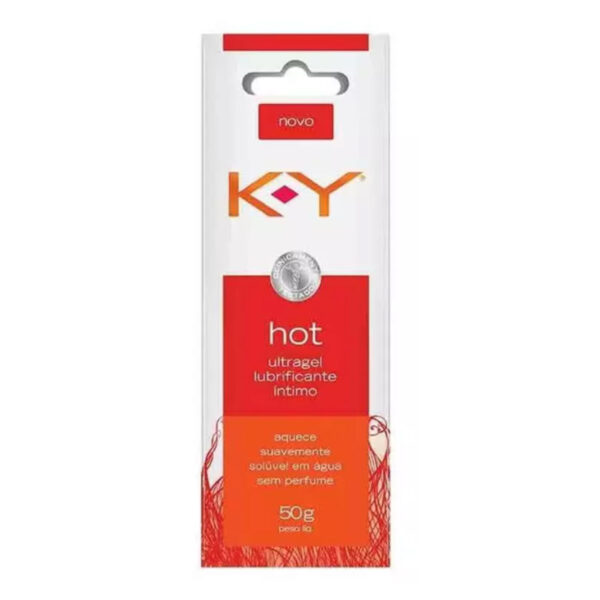 KY Hot Lubrificante Íntimo em Gel Solúvel em Água 50g