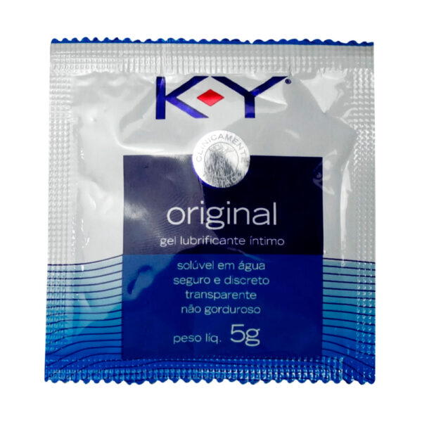 0072-038_1 Sachê K-Y Original Lubrificante Íntimo a Base d’ Água 5g