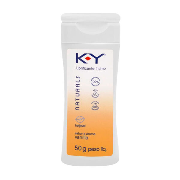 Naturals Lubrificante Íntimo Beijável com Ácido Hialurônico 50g K-Y
