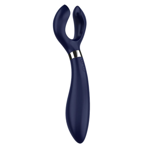 00SF0175-Azul_1 Satisfyer Endless Fun Vibrador para Casal com 10 níveis de Vibração