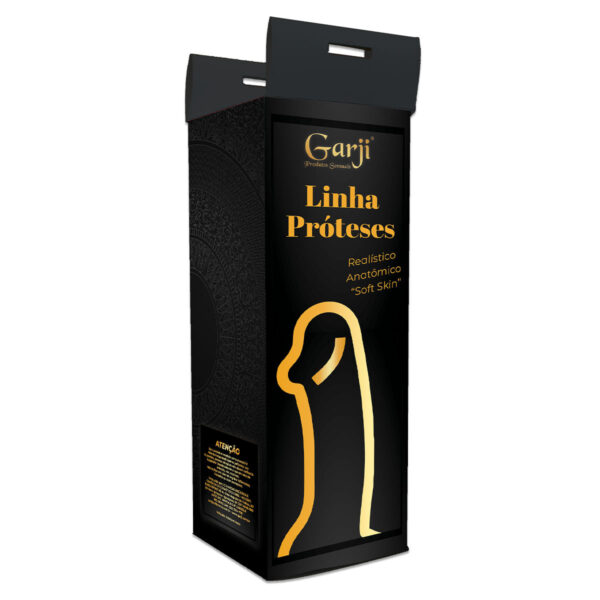 Prótese com Vibro Interno com Escroto 19,5 X 4,5 cm Garji
