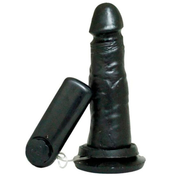 Prótese Realística com Vibro e Ventosa 16,5 x 4cm Garji