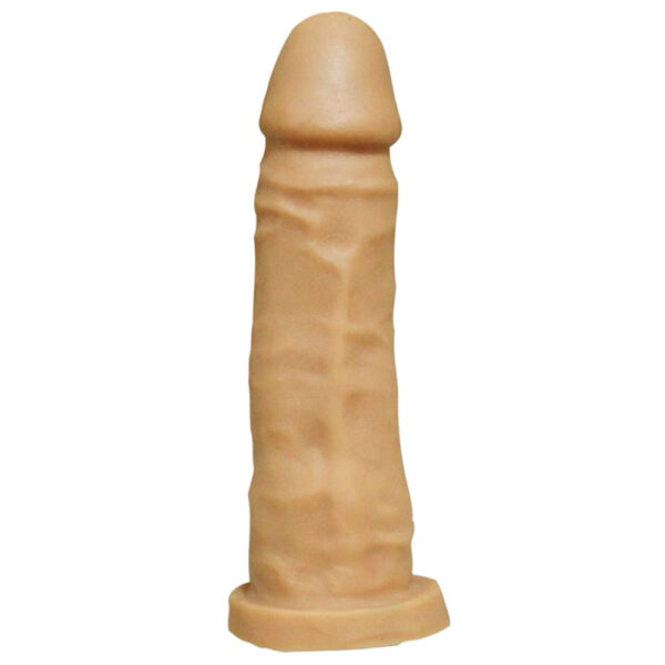 010091-Pele_1 Prótese Realística Maciça com Glande Destacada 17,5 x 4,5cm Garji