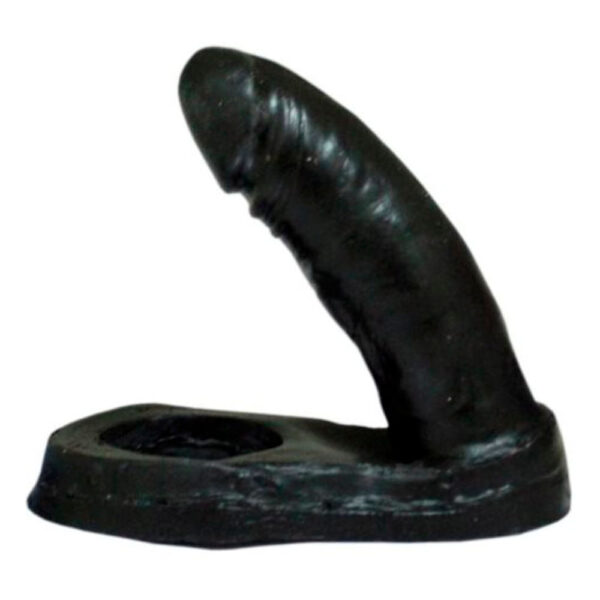 010131-Preto_1 Anel Companheiro com Prótese com Glande Destacada 10 x 3 cm Garji