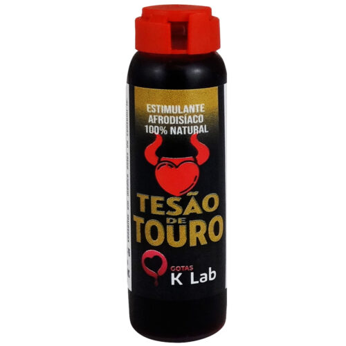 0107_1 Tesão de Touro Estimulante Afrodisíaco Natural 10ml K-Lab