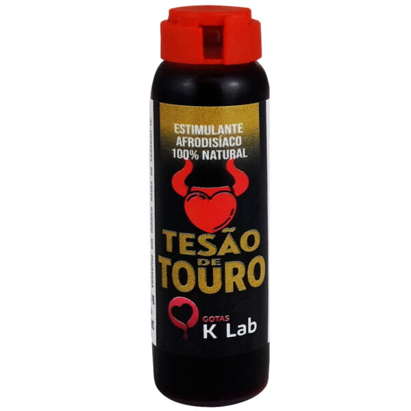 0107_1 Tesão de Touro Estimulante Afrodisíaco Natural 10ml K-Lab