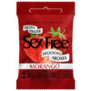 01106-Morango_1 Preservativos Lubrificados Aromáticos com 3 unidades Sex Free