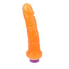 015LAP3-Laranja_2 Garanhão Especial Prótese com Vibro 18 x 6 cm Desire