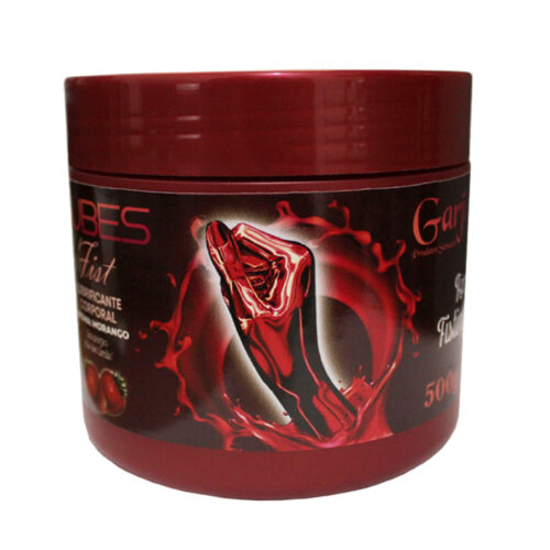 03257-Morango_1 Lubes Fist Lubrificante Corporal Extra Deslizante Aromático 500g Garji