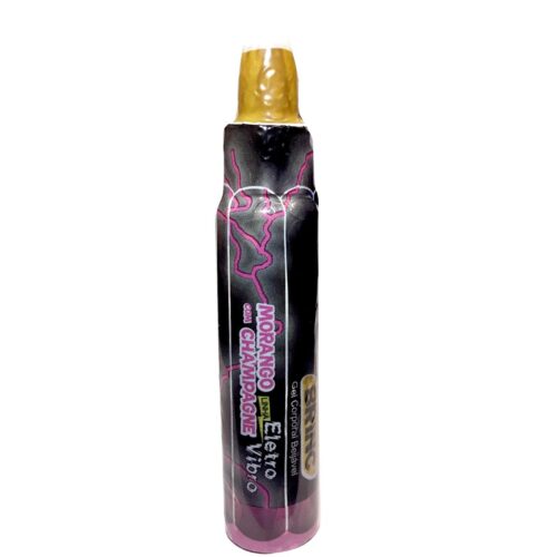 0987_1 Caneta Brinc Elétrica Comestível Morango com Champagne Garji