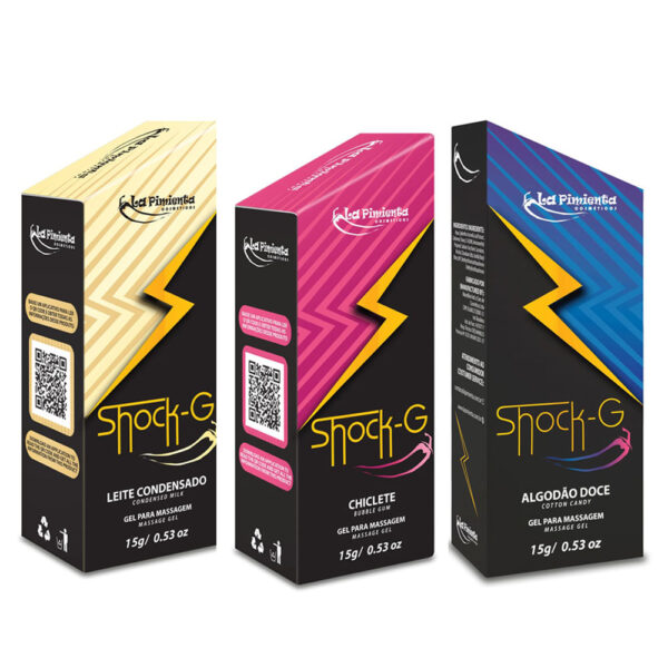 0L033-Leite-Condensado_4 Shock-G Vibrador Líquido Excitante Beijável 15g La Pimienta