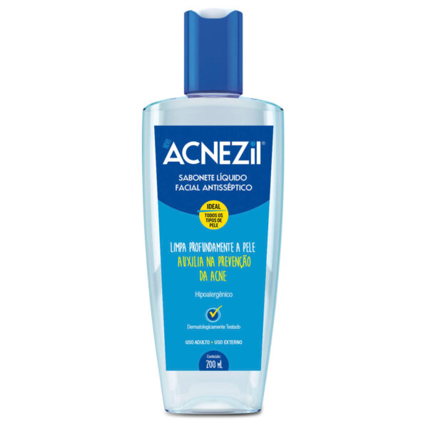 100718_1 Acnezil Sabonete Líquido Facial Antisséptico 200ml CIMED