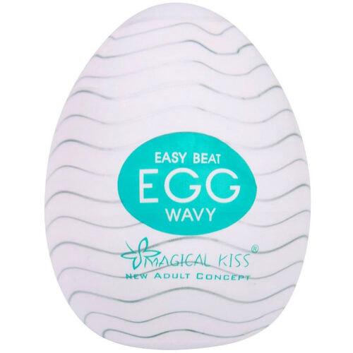 1013F_1 Egg Wavy Masturbador Masculino Magical Kiss