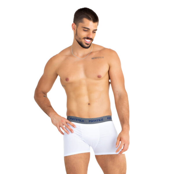 101PT-M-Branco_2 Cueca Boxer Adulto Lisa Patitex