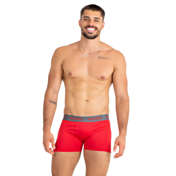 101PT-M-Vermelho_1 Cueca Boxer Adulto Lisa Patitex