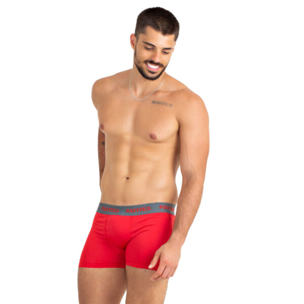 101PT-M-Vermelho_2 Cueca Boxer Adulto Lisa Patitex