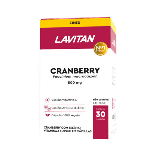 102577_1 Lavitan Suplemento Vitamínico Alimentar Cranberry com 30 Cápsulas Cimed