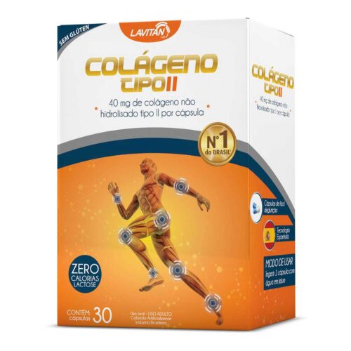 102584_1 Lavitan Colágeno Tipo II com Tecnologia Espanhola 30 Cápsulas Cimed