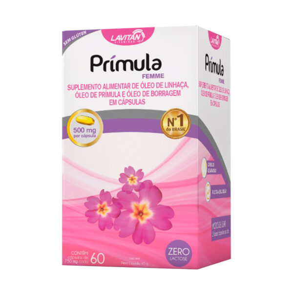 102717_1 Lavitan Prímula Femme Suplemento Alimentar com Óleos Naturais com 60 Cápsulas Cimed