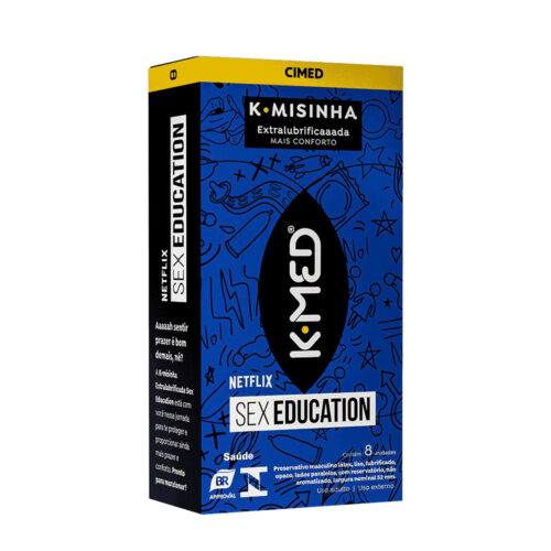 104195_1 Preservativos K-Misinha Tradicional Sex Education com 8 Unidades Cimed