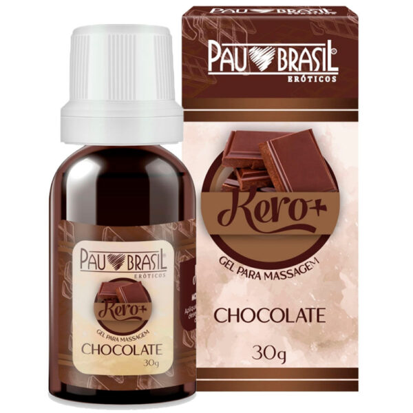 1142-Chocolate_2 Kero + Gel Beijável para Massagem 30 g Pau Brasil