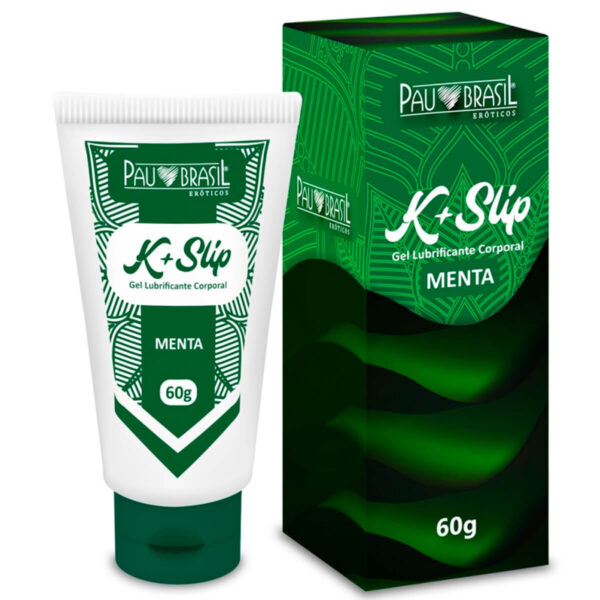 1144-Menta_1 K+ Slip Gel Lubrificante Aromatizado 60g Pau Brasil
