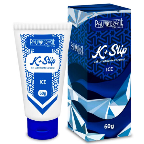 1144IC_1 K+ Slip Gel Lubrificante Aromatizado Slip Ice 60 g Pau Brasil