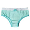 129PT-P-Verde_1 Tanga Infantil Lisa com Lacinho Kids Patitex