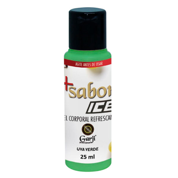 1313-Uva-Verde_1 Mais Sabor Ice Gel Corporal Refrescante 25ml Garji