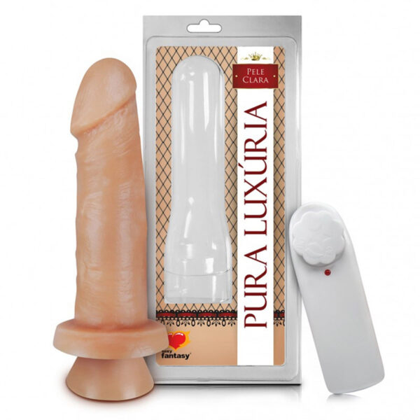 1321CV.B-01_1 Pênis Realístico Colorido com Vibrador 19x4,3cm Sexy Import