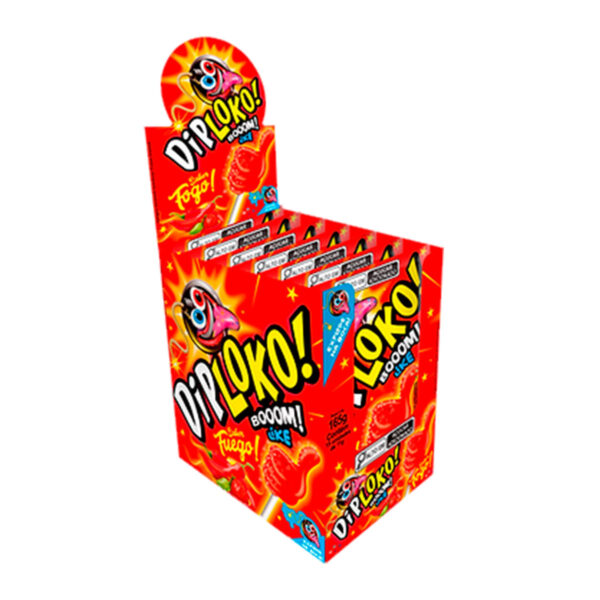 Dip Loko Booom! Like Pirulito que Explode na Boca 11g Danilla Foods