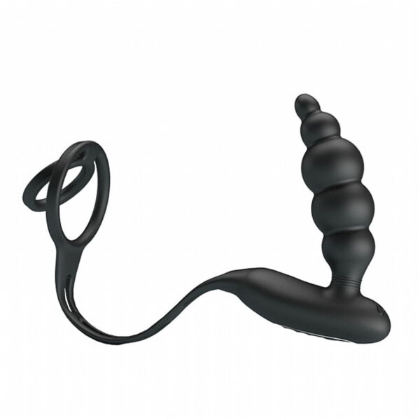 1430_1 Sleeve III Anel Peniano com Plug Anal Pretty Love Miss Collection