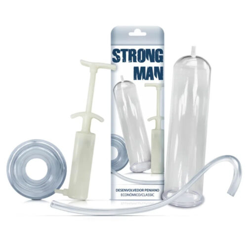 150 Strong Man Econômico Desenvolvedor Peniano com Seringa Perolada Sexy Fantasy