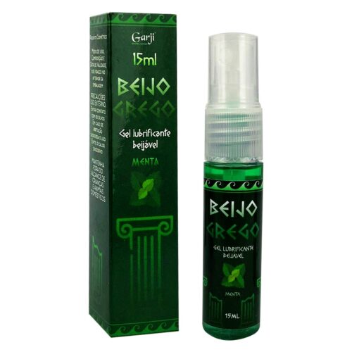 1864_1 Beijo Grego Óleo Aromatizante Beijável Sabor Menta 15ml Garji
