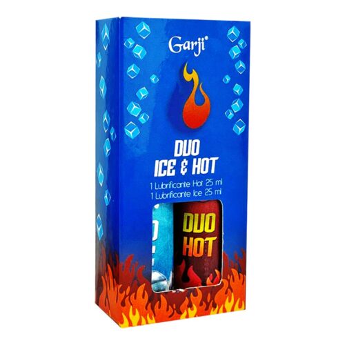 Duo Hot e Ice Gel Lubrificante Esquenta e Lubrificante Esfria 25ml Garji