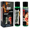 Duo Tentação e No Talo Óleo Esquenta e Esfria Beijável e Óleo para Garganta Profunda 25ml Garji