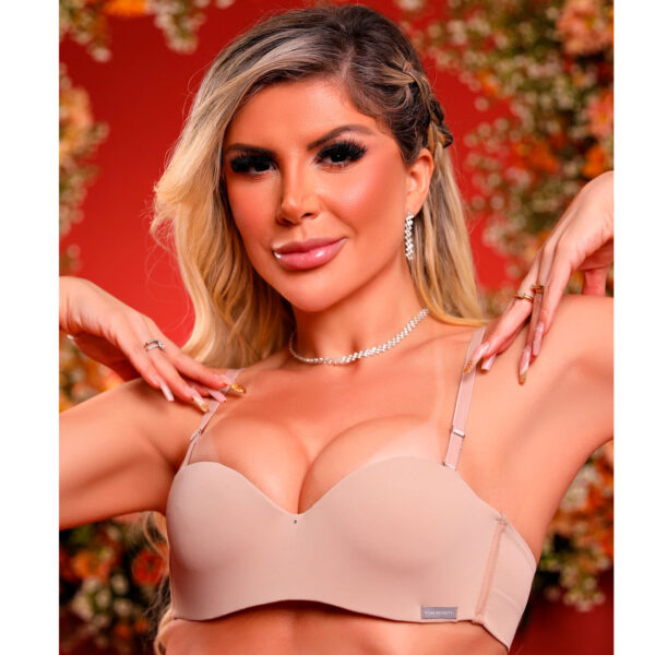 2018-P-Chocolate_1 Sutiã Tomara que Caia com Alça Removível Dygirl