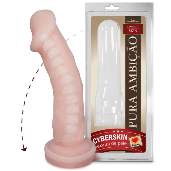 Prótese em Cyber Skin com Vértebra 17x4,5 cm Sexy Fantasy