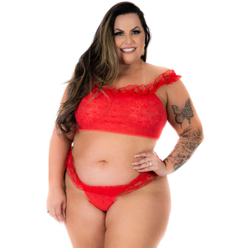 2115-U-Vermelho_1 Fantasia Mini Ciganinha Plus Pimenta Sexy