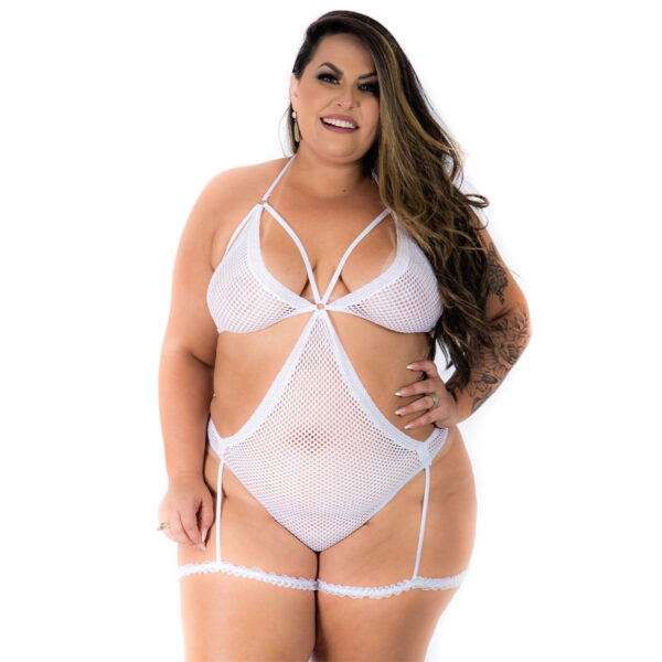 2127-Branco_1 Mini Body Lacradora Sexy Plus Size Pimenta Sexy