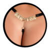 223PT-U-Preto_3 Tanga Fio Erótica "Bandida" com Strass Patitex