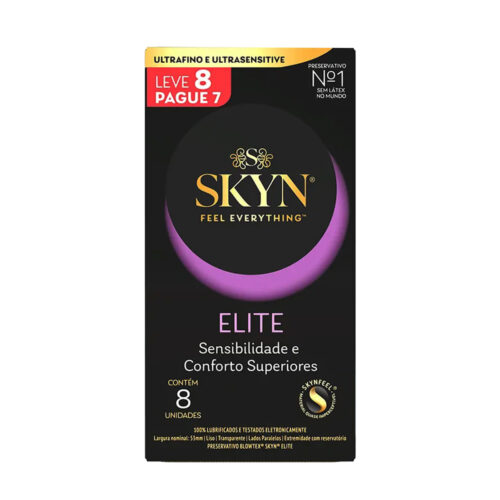 230085_1 Preservativo Skyn Elite Ultrafino e Ultrasensitive Preservativo Lubrificado com 8 Unidades Blowtex