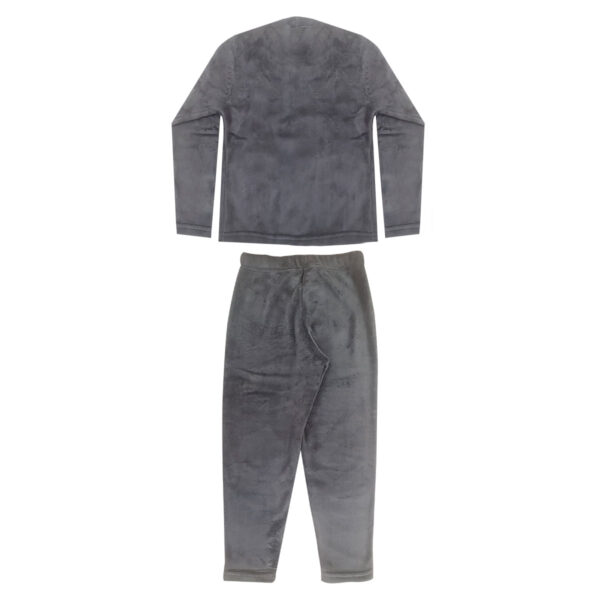 23142-4-Cinza_2 Pijama Fleece Infantil Menino com Manga Longa e Calça Coleção Inverno Victory