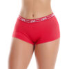 232PT-P-Vermelho_1 Cueca Boxer Feminina Drika Patitex em Microfibra Patitex