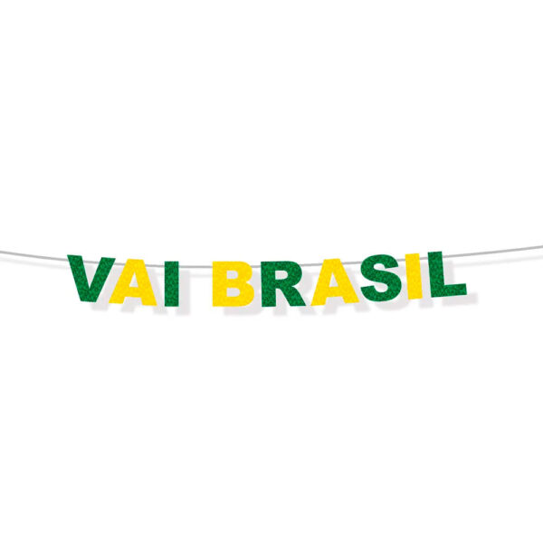 23610244_1 Faixa Barderolas Decorativa Brasil 180x18 cm Cromus