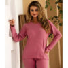 24102-GG-Orquidea_1 Pijama Elegance Canelado Manga Longa e Calça Inverno Victory