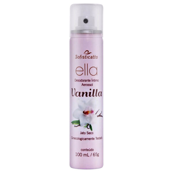 2417SF_1 Ella Desodorante Íntimo Aerossol Vanilla 100 ml Sofisticatto