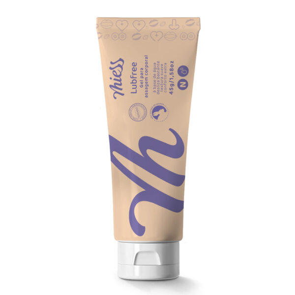 Lubfree Gel de Massagem Corporal Lubrificante Linha Now Care 45g Sevensexshop